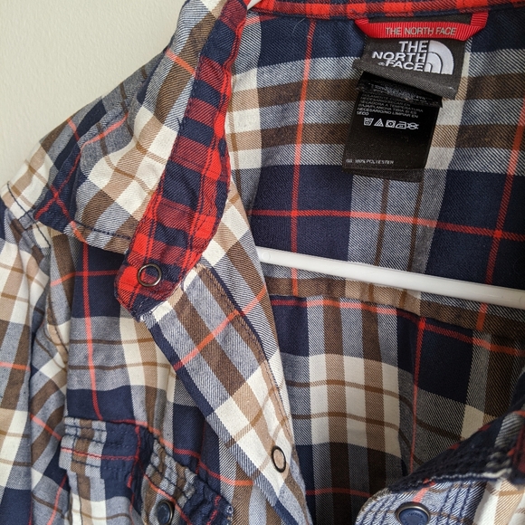 The North Face Take Flannel Shirt W/ Snaps - M - Picture 6 of 8